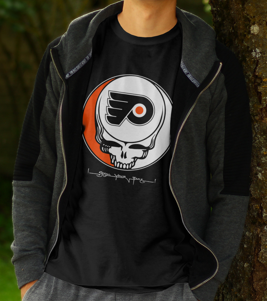 Steal Your Face Grateful Dead Philadelphia Flyers T-Shirt
