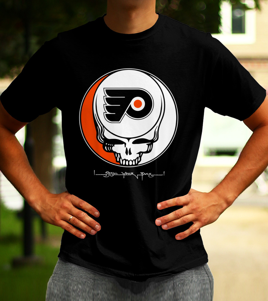 Steal Your Face Grateful Dead Philadelphia Flyers T-Shirt