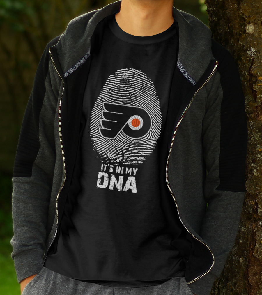 Flyers It's In My DNA Fingerprint T-Shirt