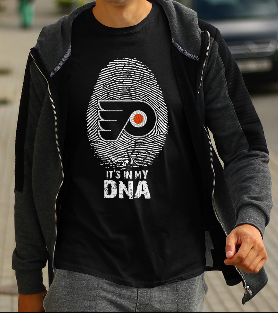 Flyers It's In My DNA Fingerprint T-Shirt