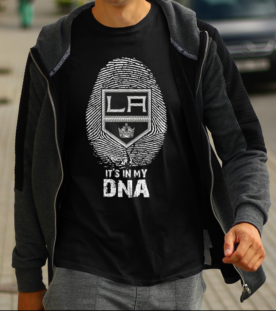 LA Kings It's In My DNA Fingerprint Crown T-Shirt