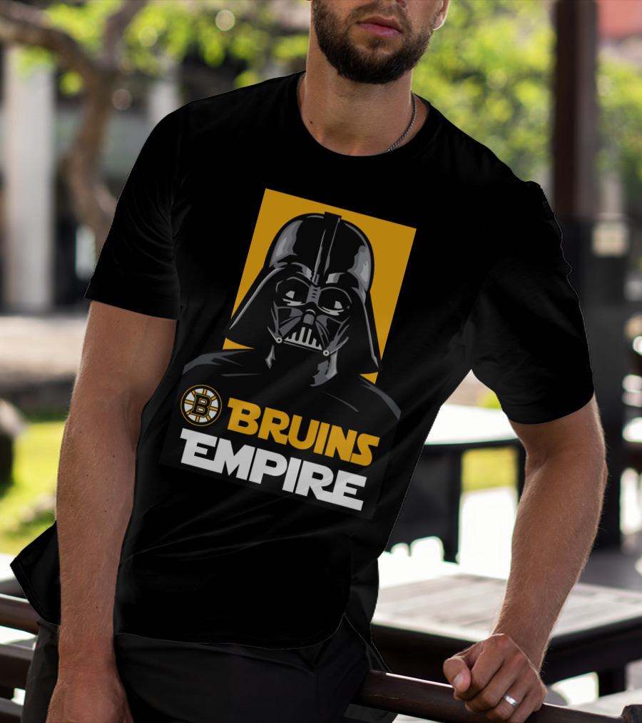 Bruins Empire Boston Bruins Darth Vader NHL T-Shirt