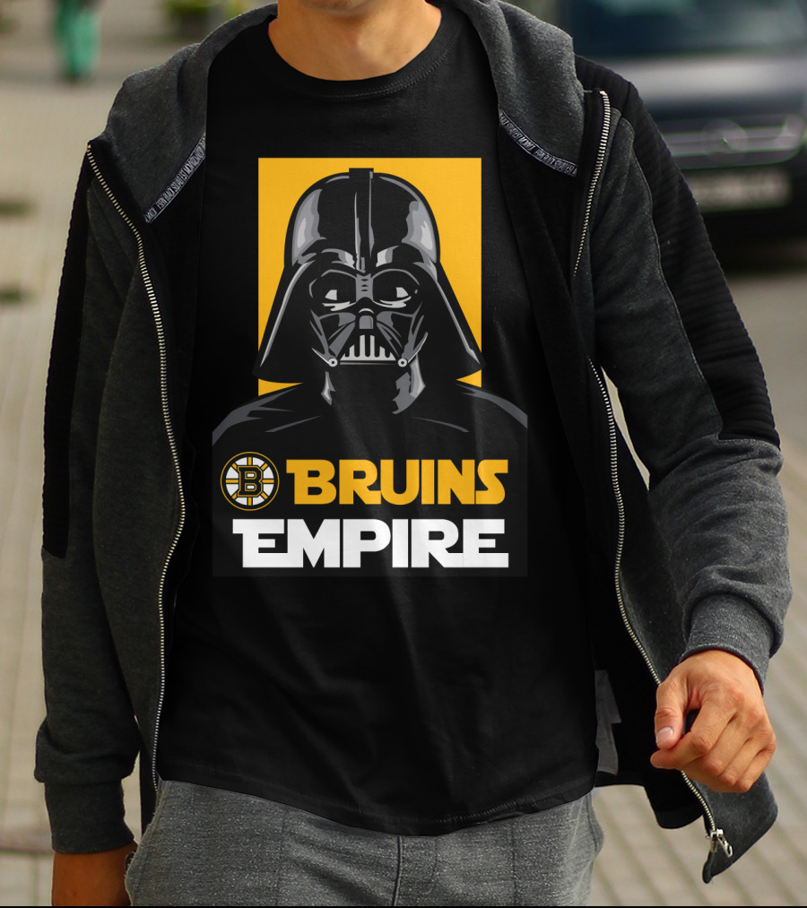 Bruins Empire Boston Bruins Darth Vader NHL T-Shirt