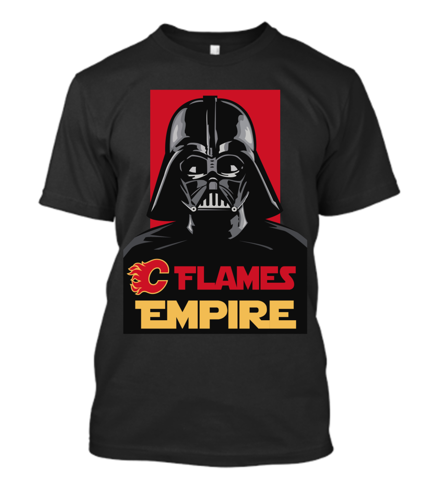 Calgary Flames Empire Darth Vader NHL T-Shirt
