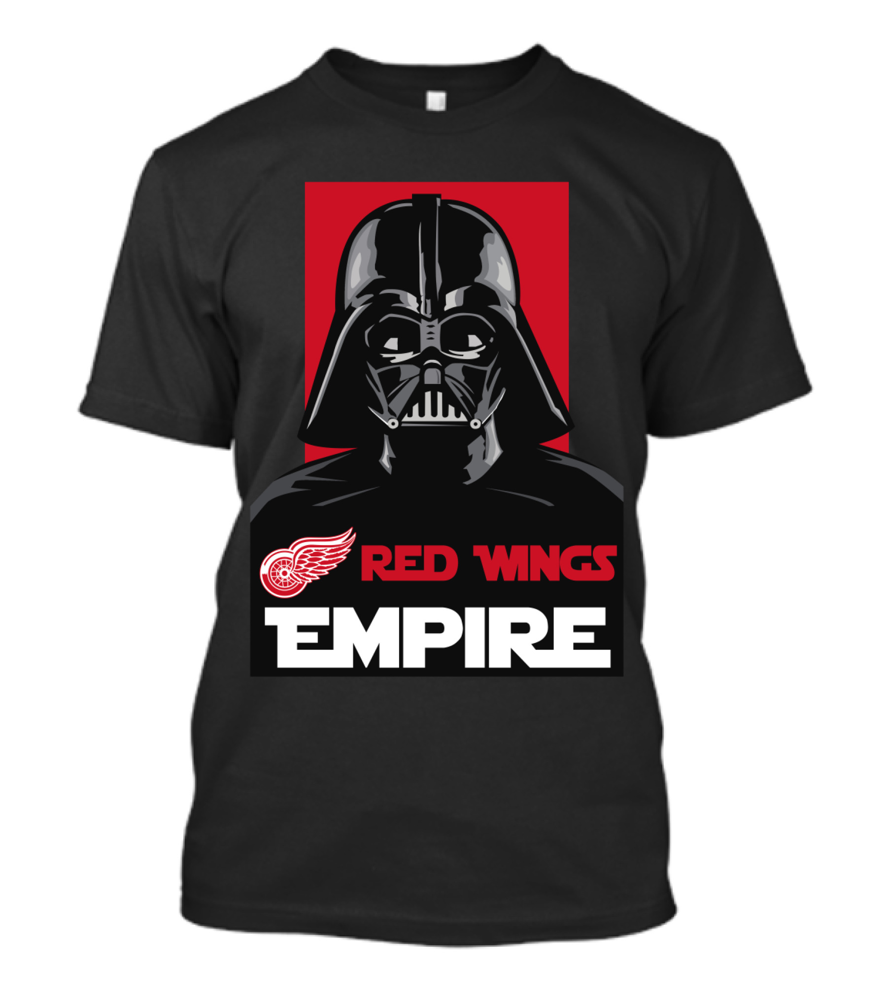 Detroit Red Wings Empire Darth Vader NHL T-Shirt