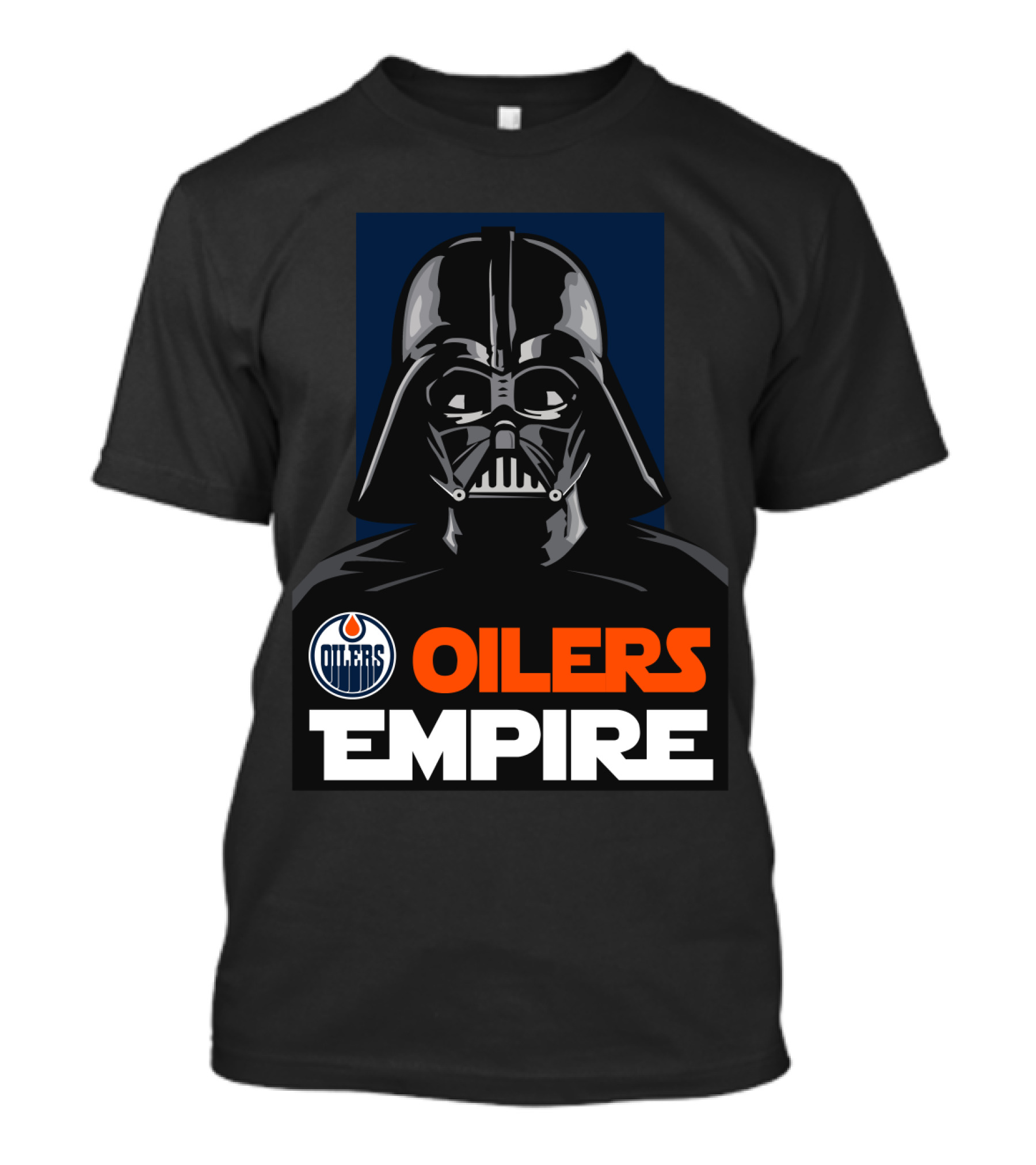 Edmonton Oilers Empire Darth Vader NHL T-Shirt