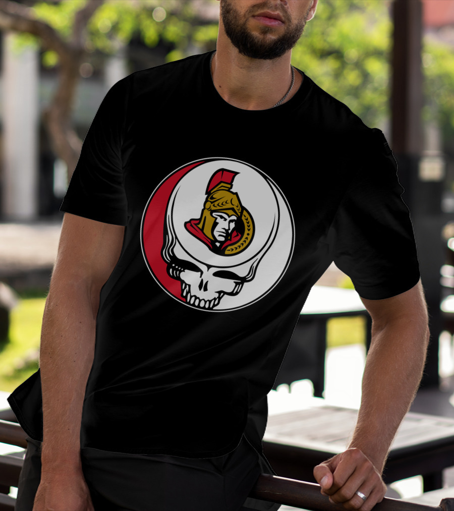 Ottawa Senators Skull T-Shirt