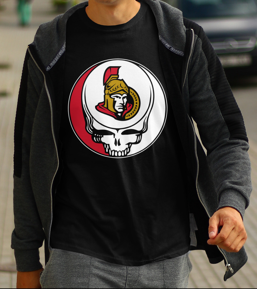 Ottawa Senators Skull T-Shirt