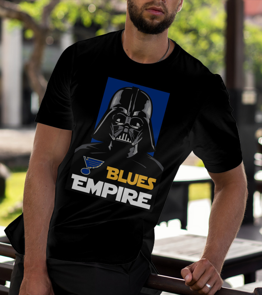 Blues Empire St Louis Darth Vader NHL T-Shirt