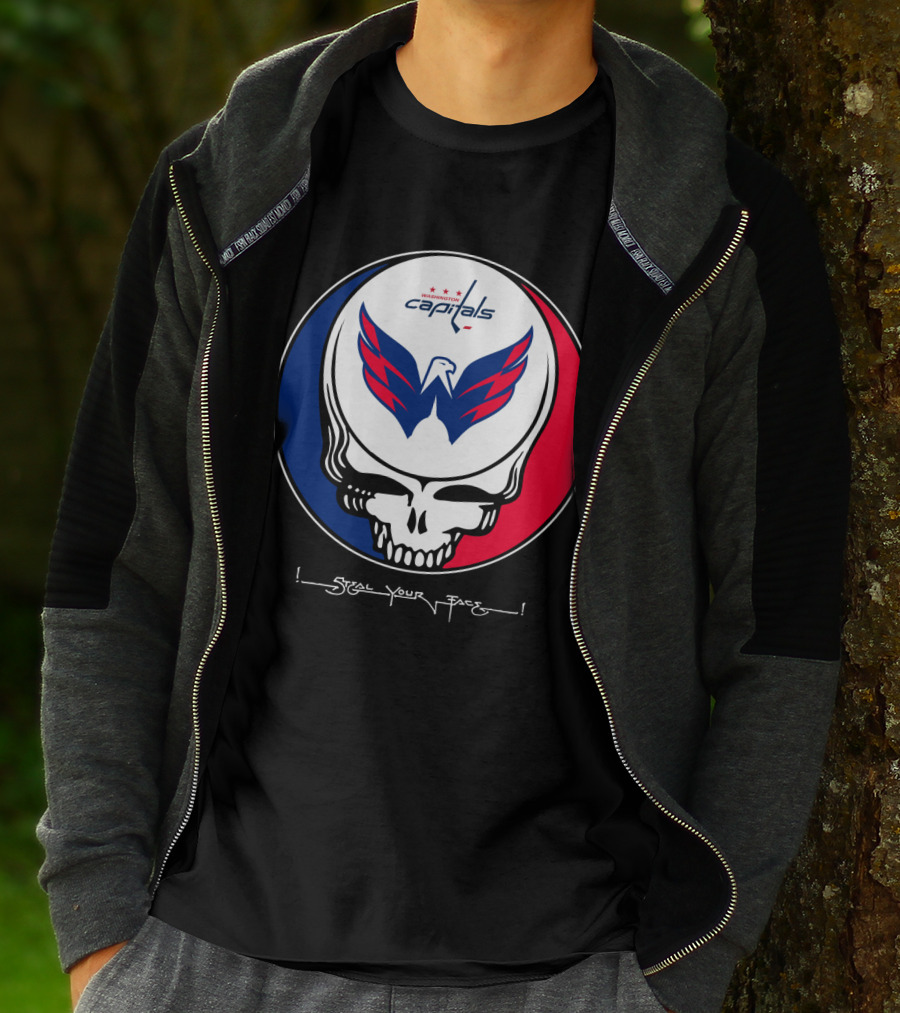 Grateful Dead Washington Capitals Steal Your Face T-Shirt