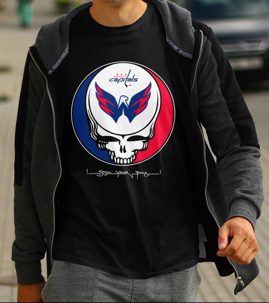 Grateful Dead Washington Capitals Steal Your Face T-Shirt