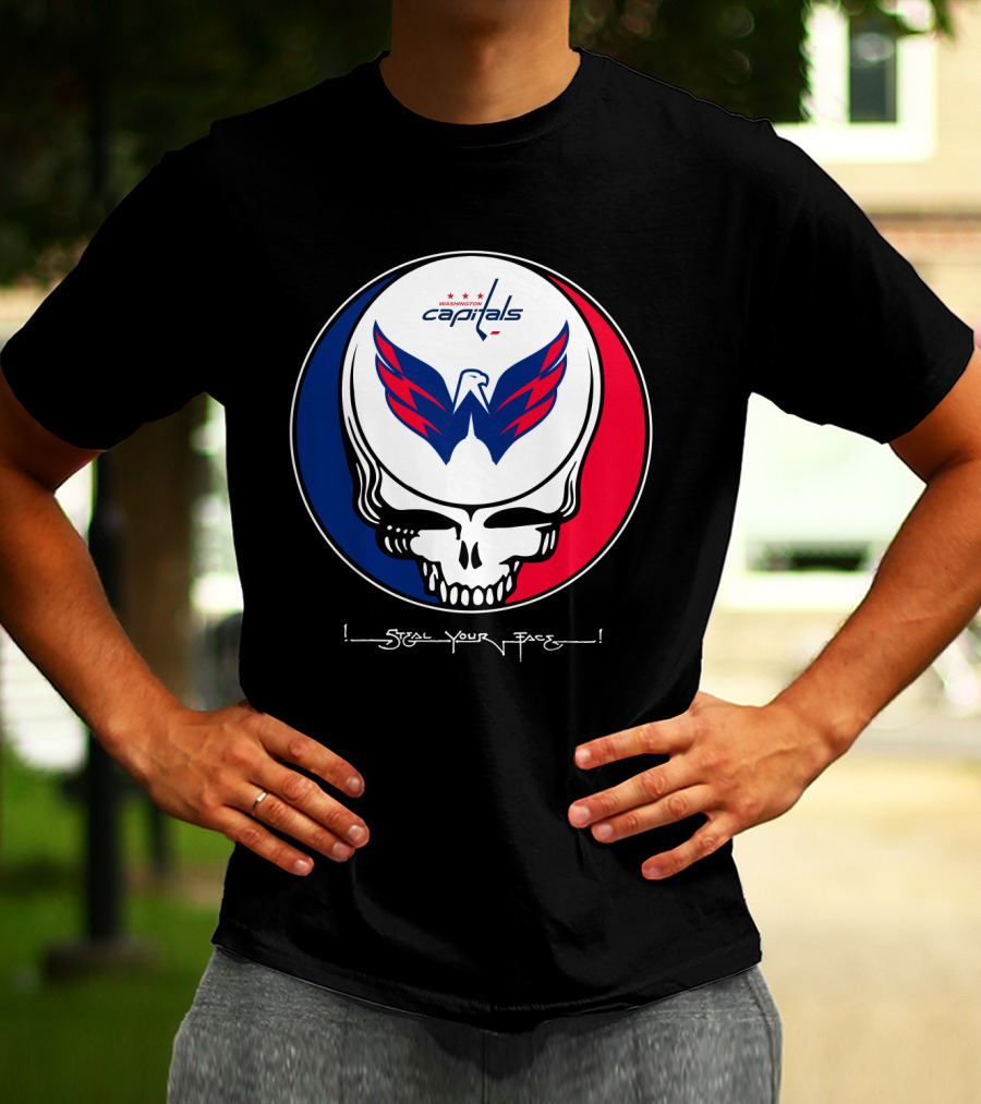 Grateful Dead Washington Capitals Steal Your Face T-Shirt