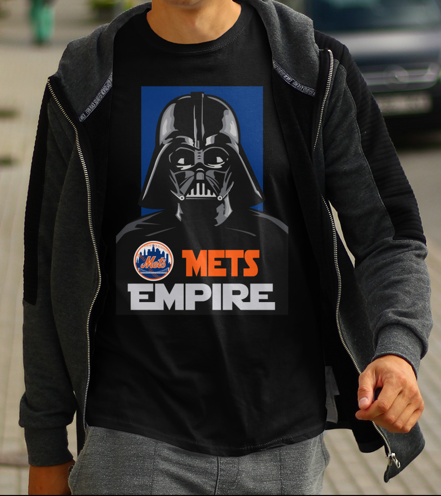 Mets Empire Darth Vader New York Sports Theme T-Shirt