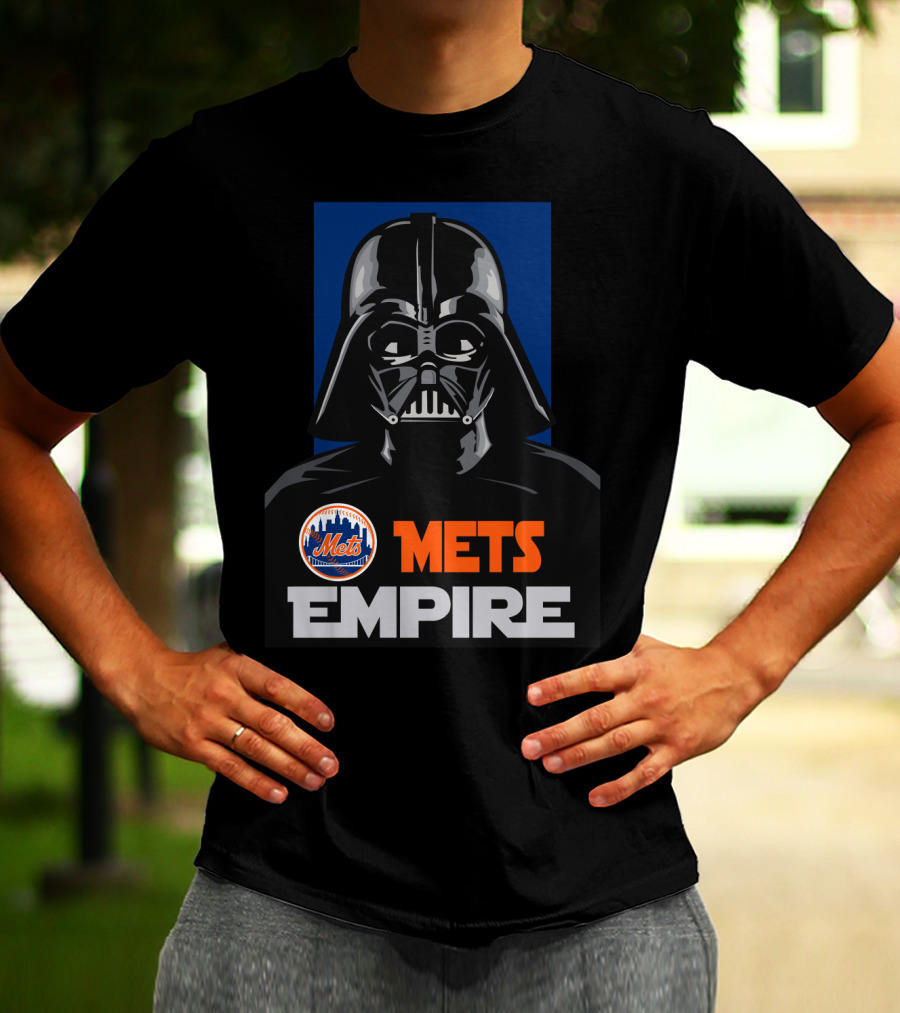 Mets Empire Darth Vader New York Sports Theme T-Shirt