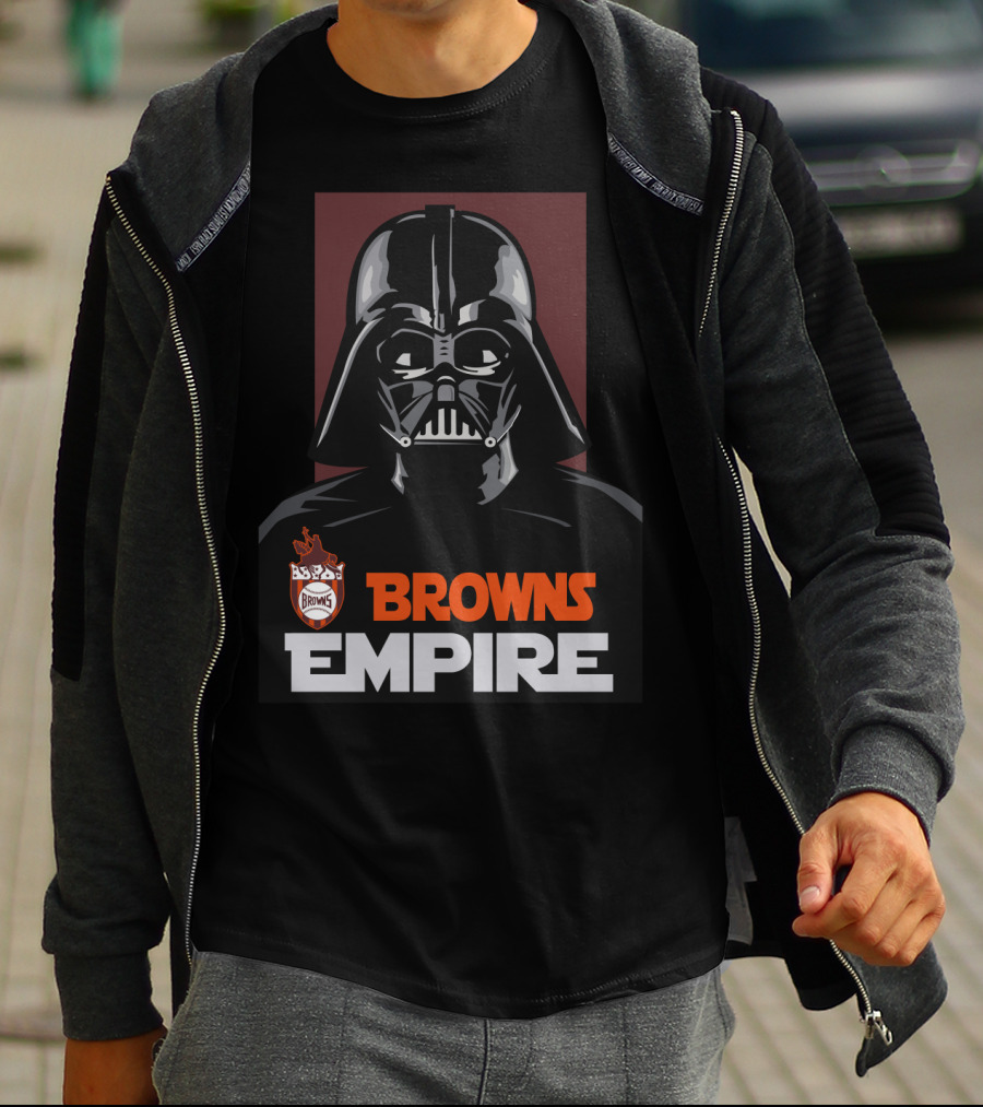 Browns Empire Darth Vader St. Louis Browns T-Shirt