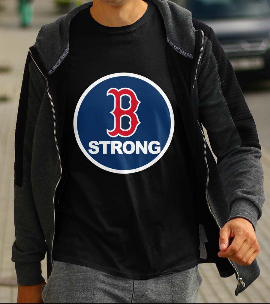 B Strong Red Sox Boston T-Shirt