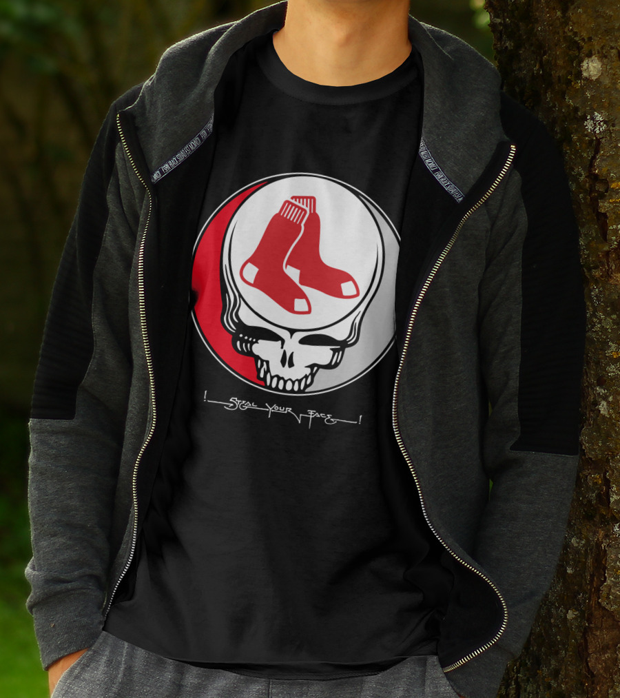 Grateful Dead Steal Your Face Boston Red Sox T-Shirt