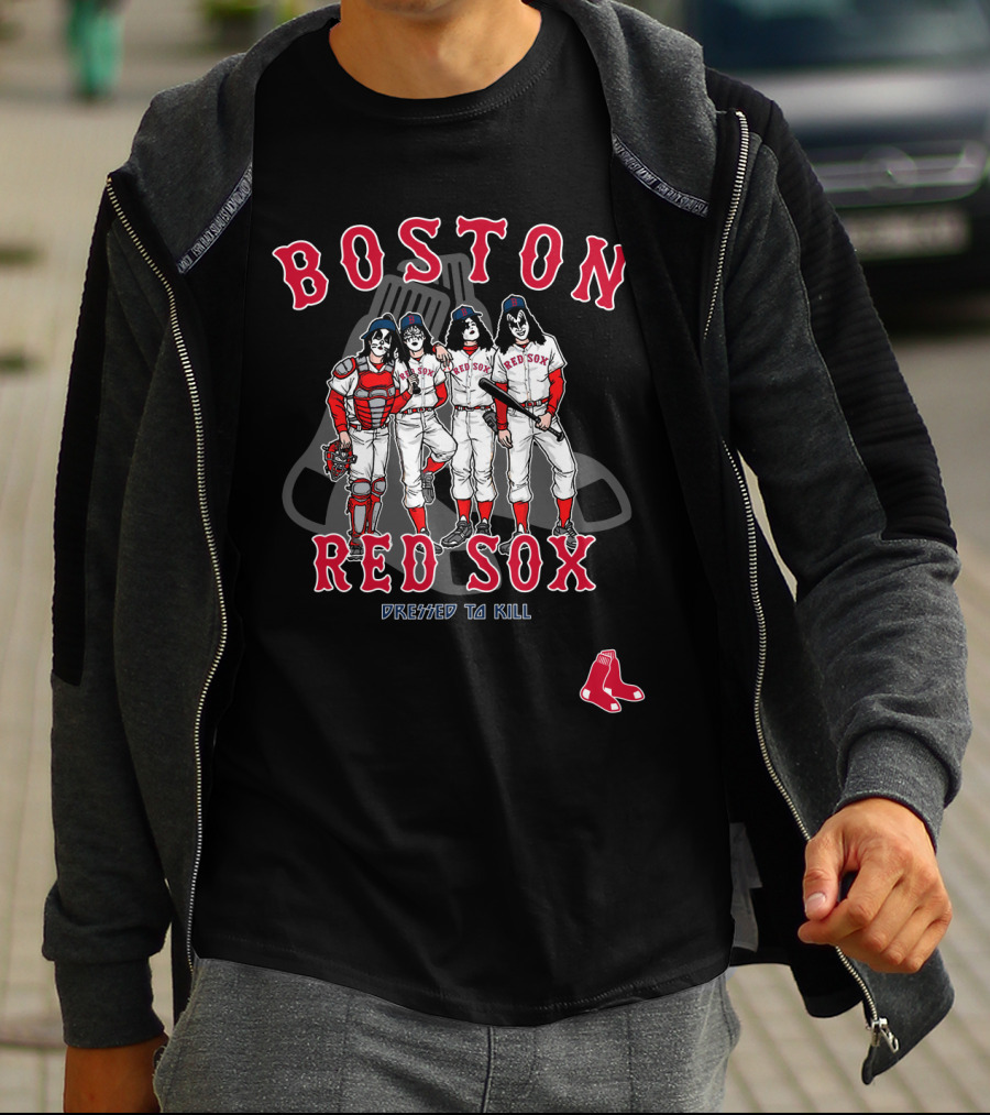 Boston Red Sox KISS Dressed To Kill T-Shirt