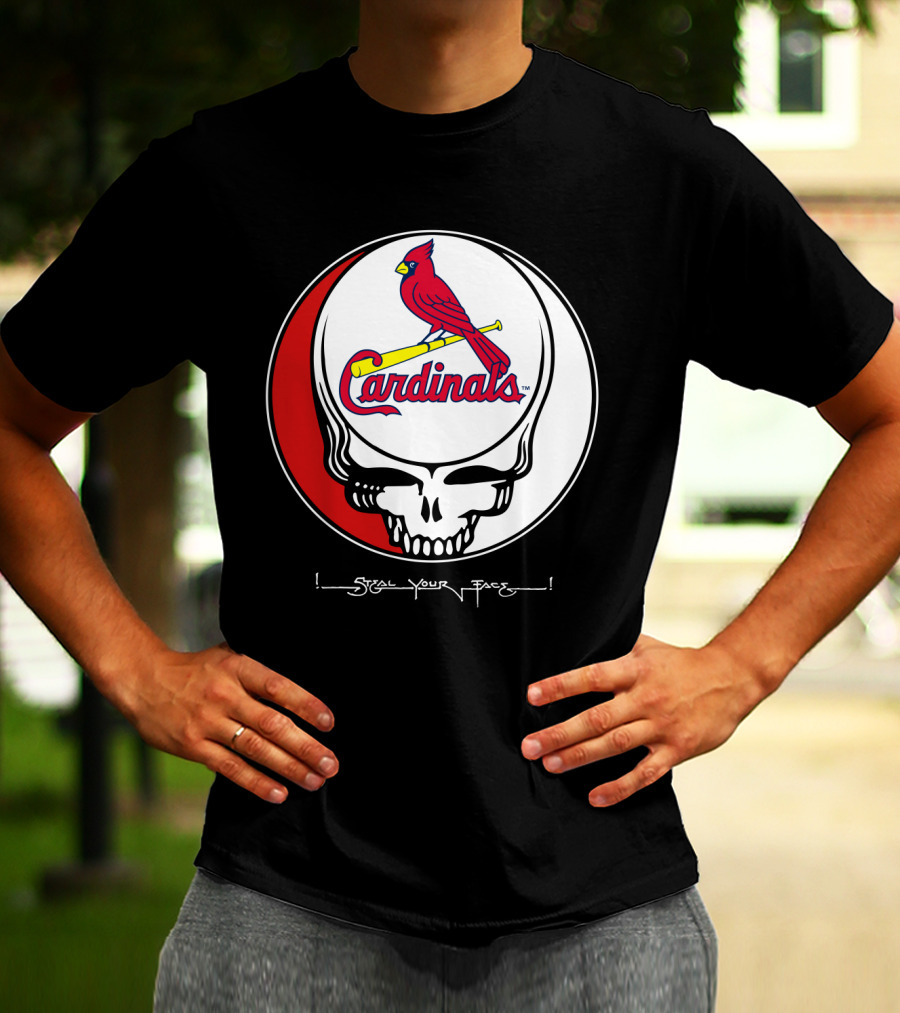 GRATEFUL DEAD St. Louis Cardinals Steal Your Face T-Shirt