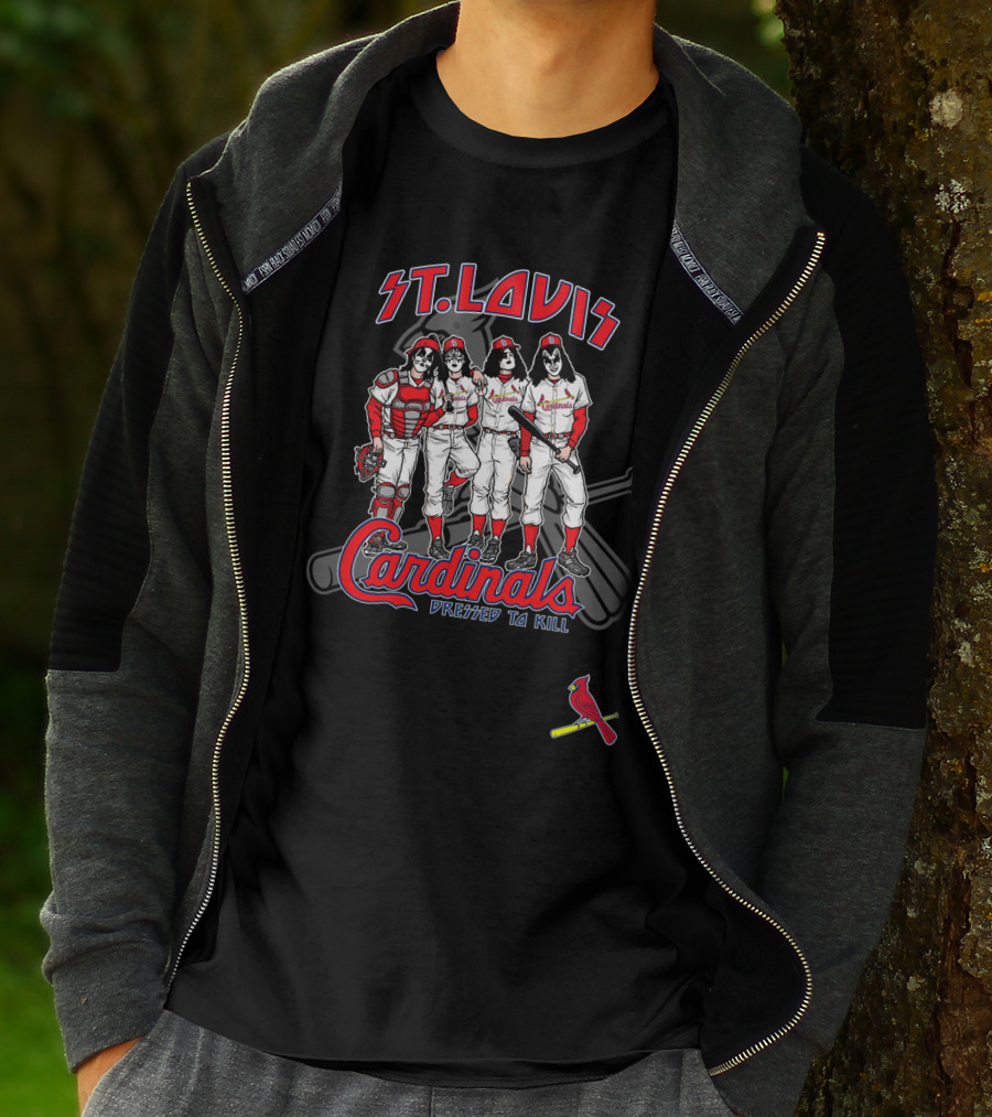 St. Louis Cardinals KISS Dressed To Kill T-Shirt