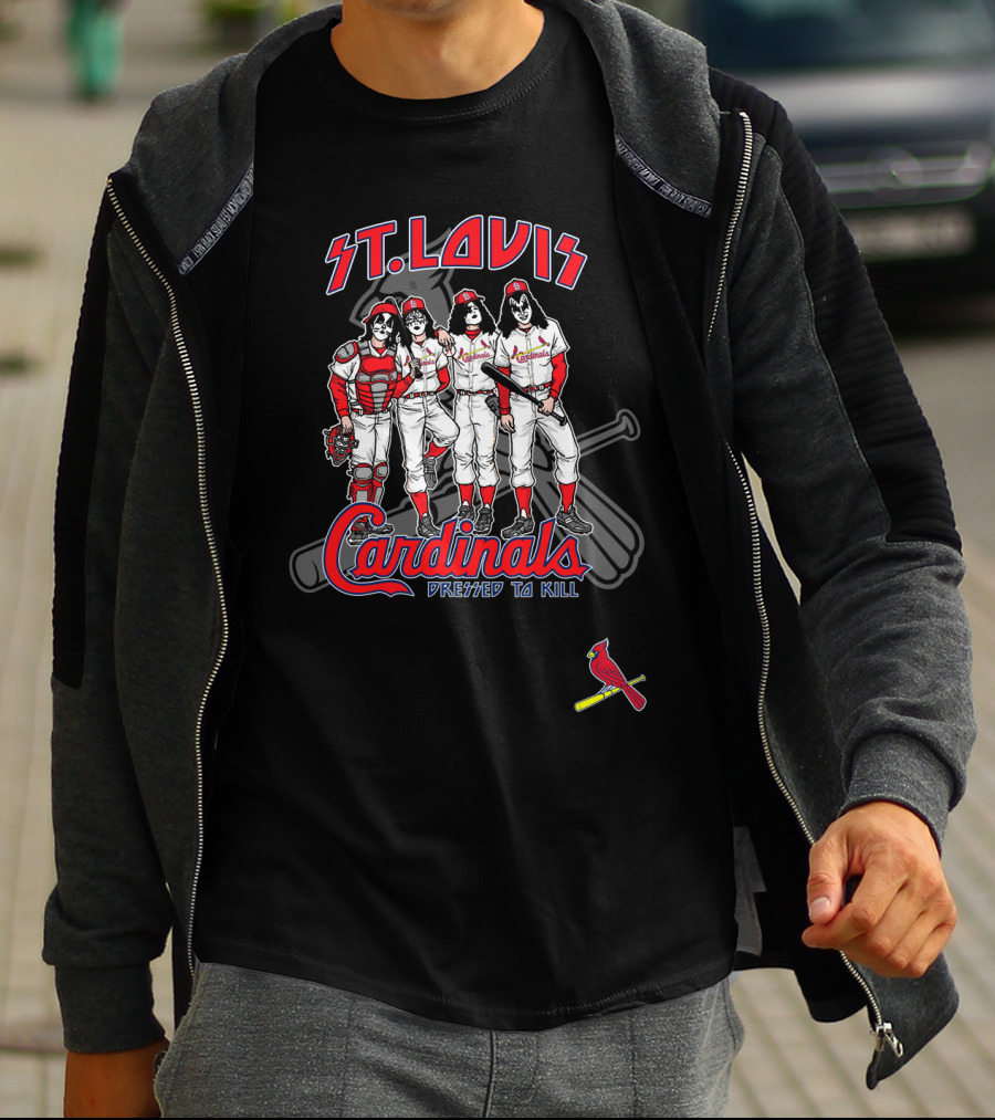 St. Louis Cardinals KISS Dressed To Kill T-Shirt