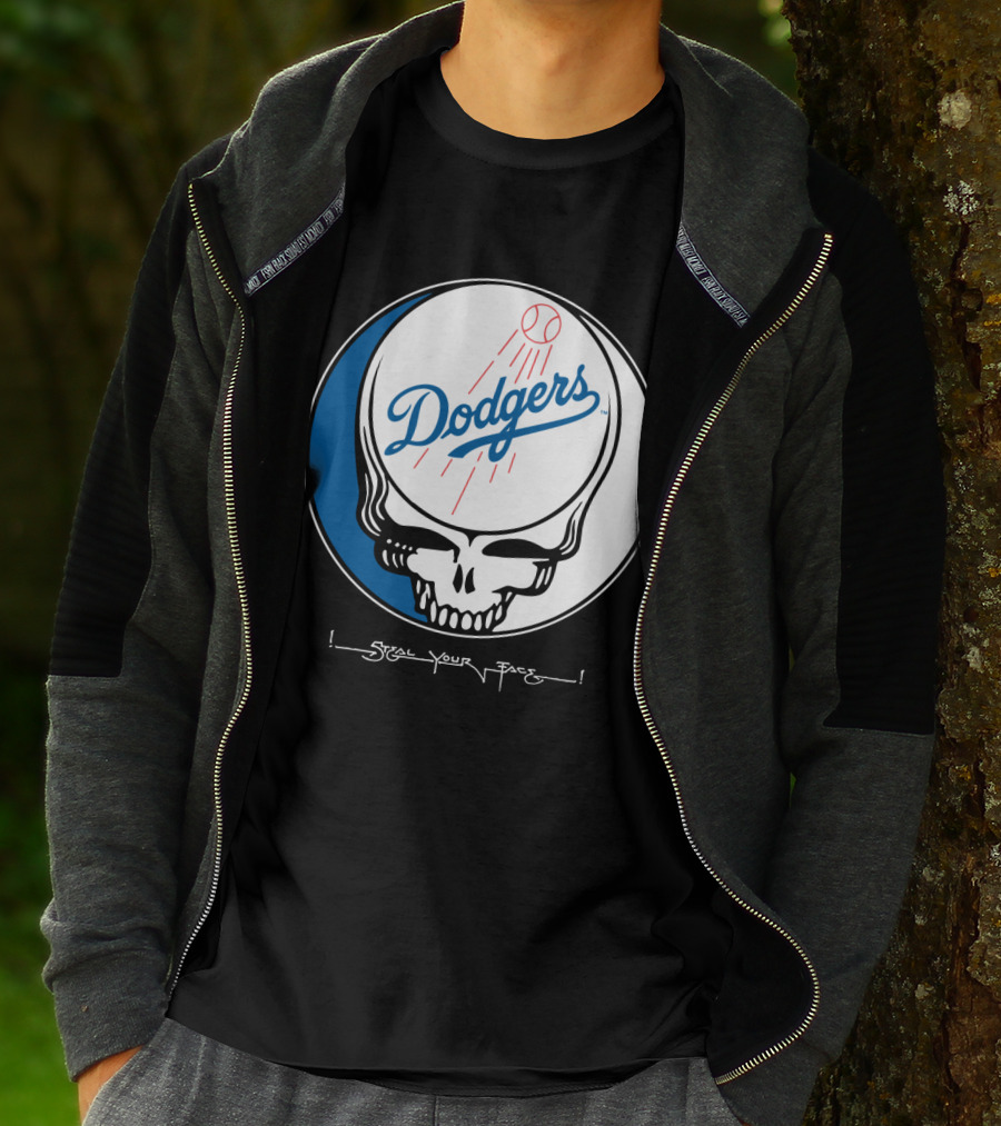 Grateful Dead Steal Your Face Dodgers T-Shirt