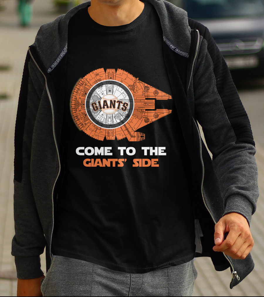 San Francisco Giants Millennium Falcon Come To The Giants' Side T-Shirt