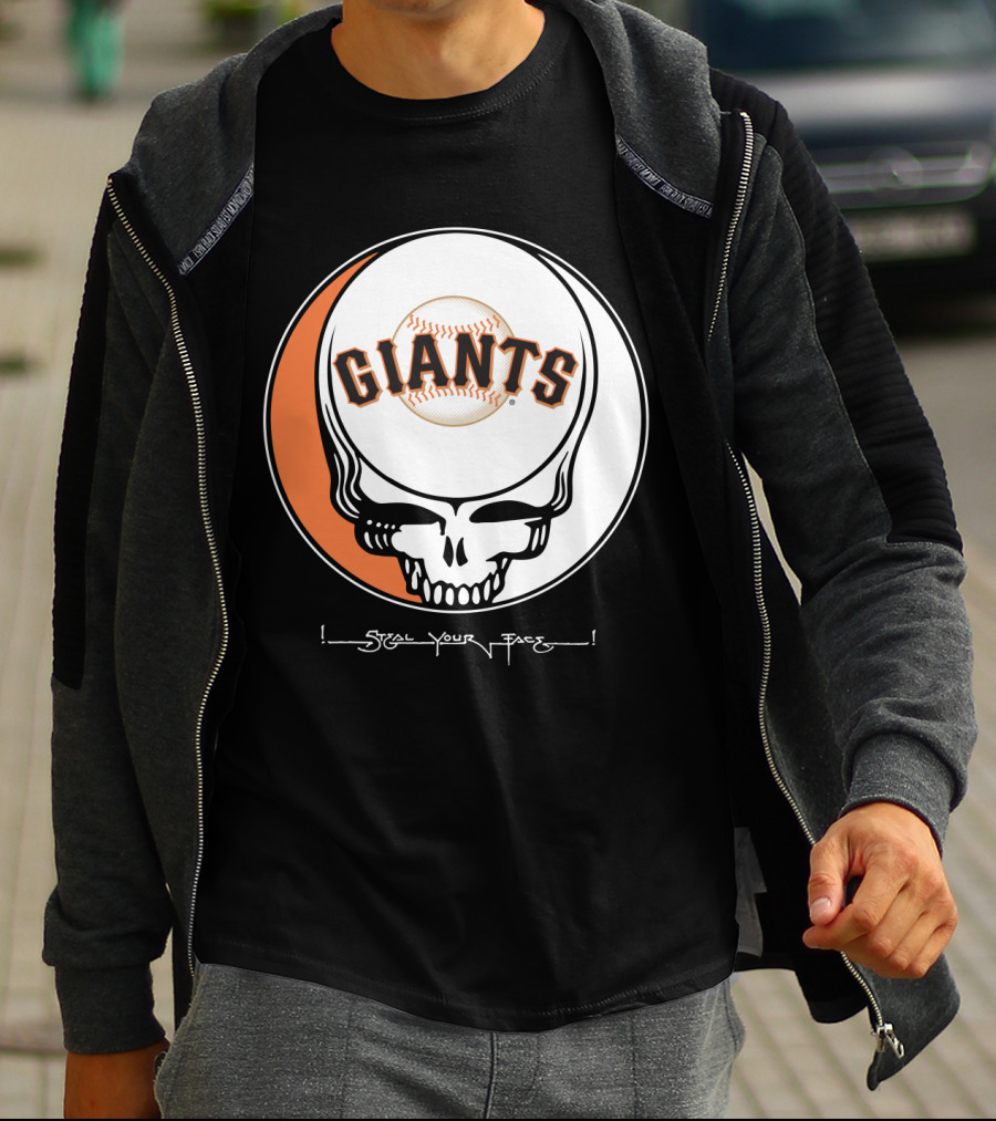 GRATEFUL DEAD San Francisco Giants Steal Your Face T-Shirt