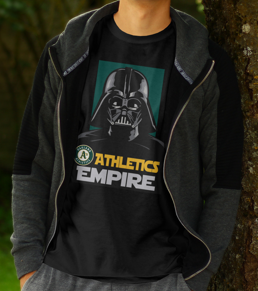 Oakland Athletics Empire Darth Vader A's T-Shirt