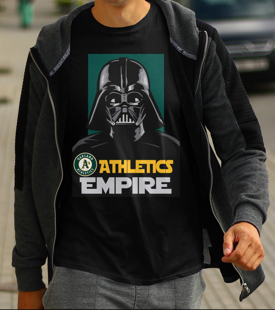 Oakland Athletics Empire Darth Vader A's T-Shirt