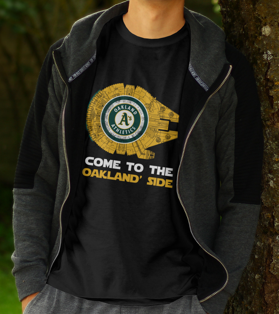 Oakland Athletics Millennium Falcon Come To The Oakland Side T-Shirt