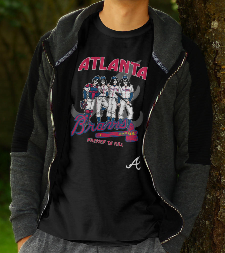 Atlanta Braves KISS Dressed To Kill T-Shirt