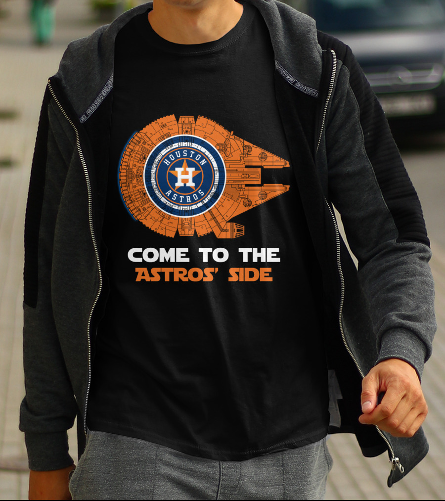 Houston Astros Millennium Falcon Come To The Astros' Side T-Shirt