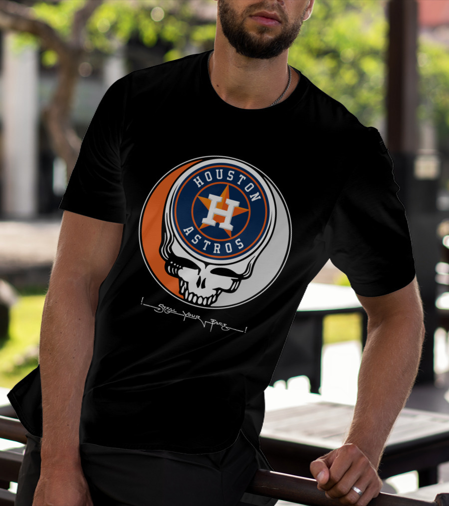 Houston Astros Grateful Dead Steal Your Face T-Shirt