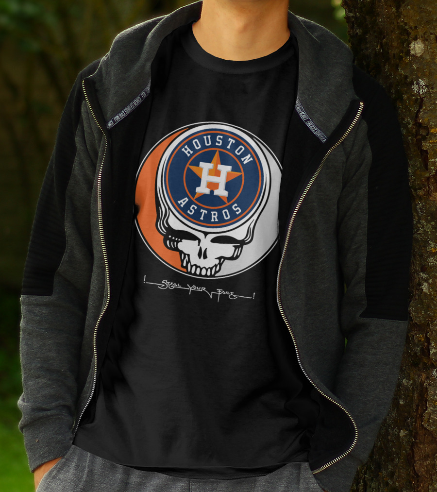 Houston Astros Grateful Dead Steal Your Face T-Shirt