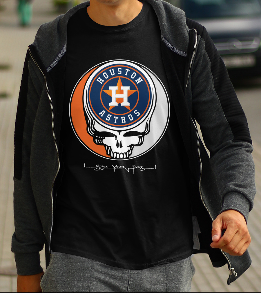 Houston Astros Grateful Dead Steal Your Face T-Shirt