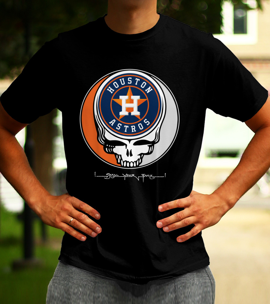 Houston Astros Grateful Dead Steal Your Face T-Shirt