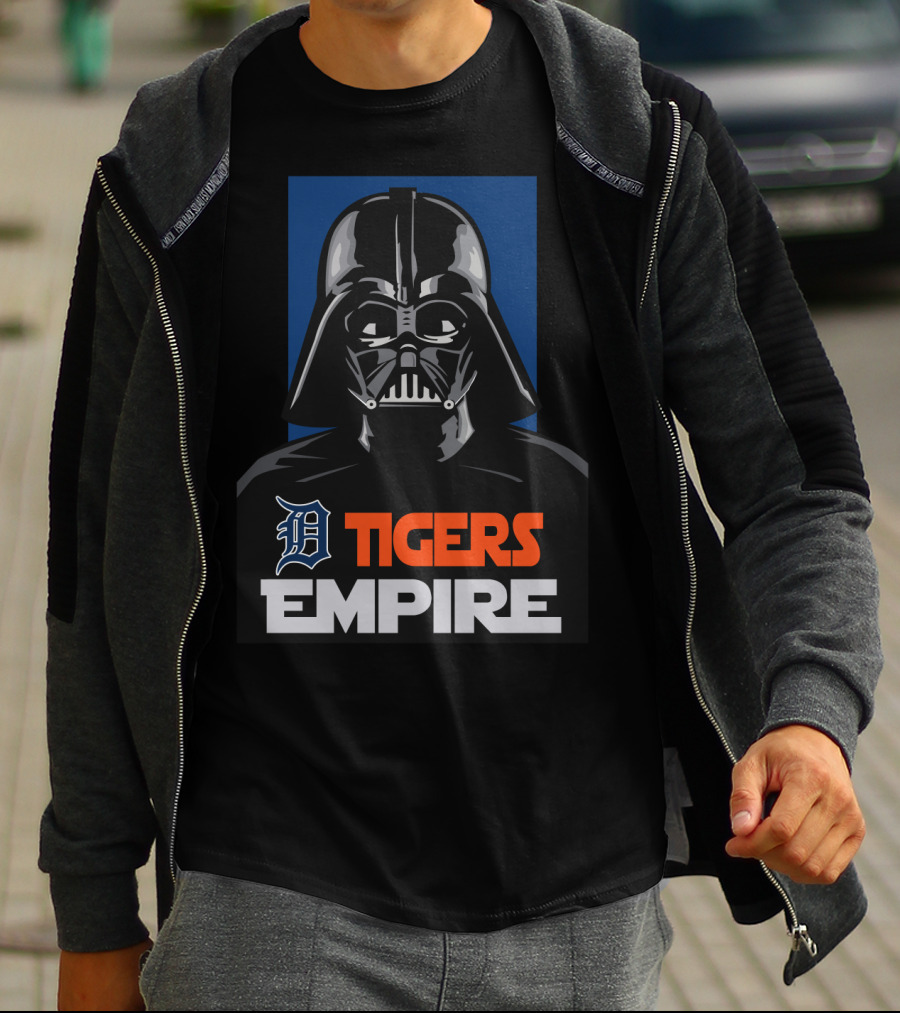 Detroit Tigers Empire Darth Vader T-Shirt