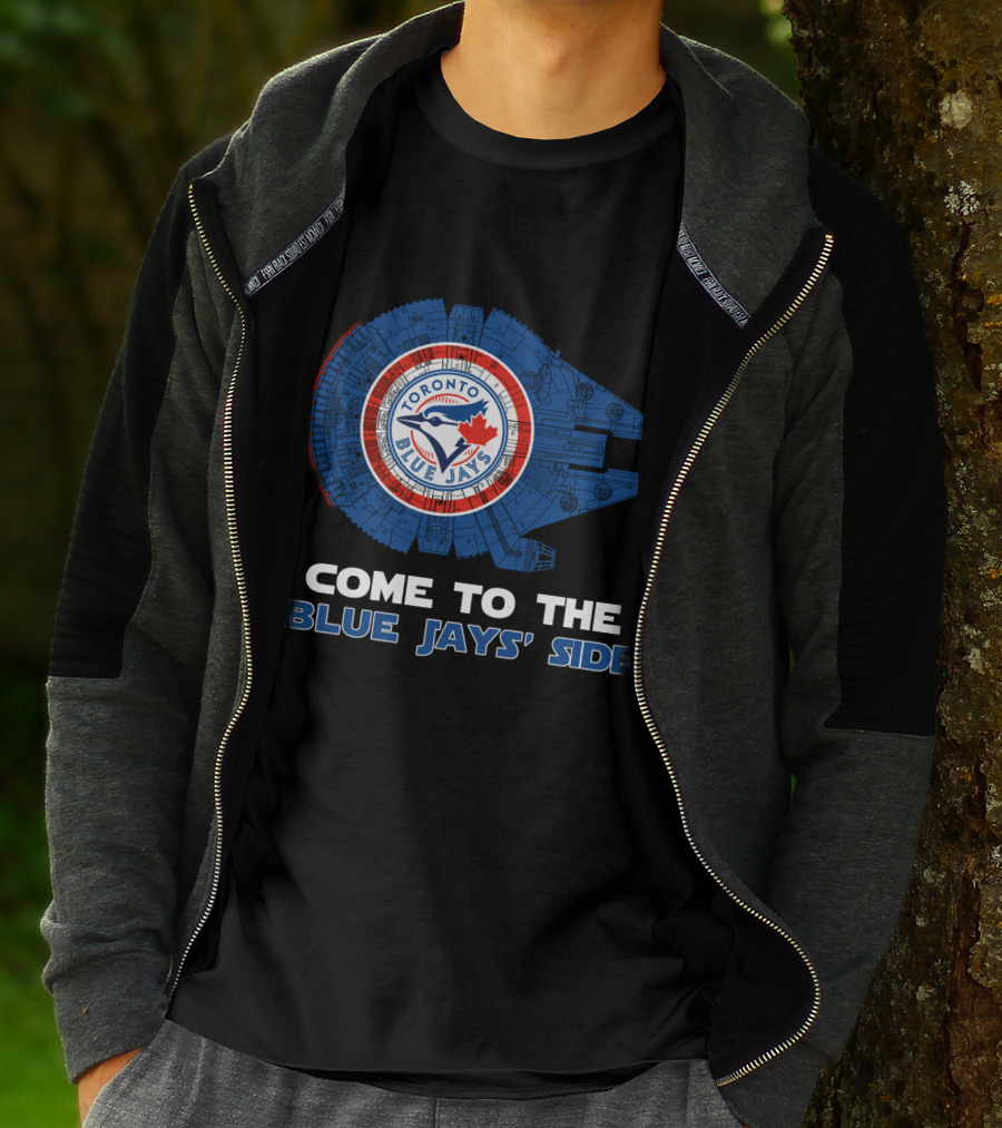 Toronto Blue Jays Millennium Falcon Come To The Blue Jays' Side T-Shirt