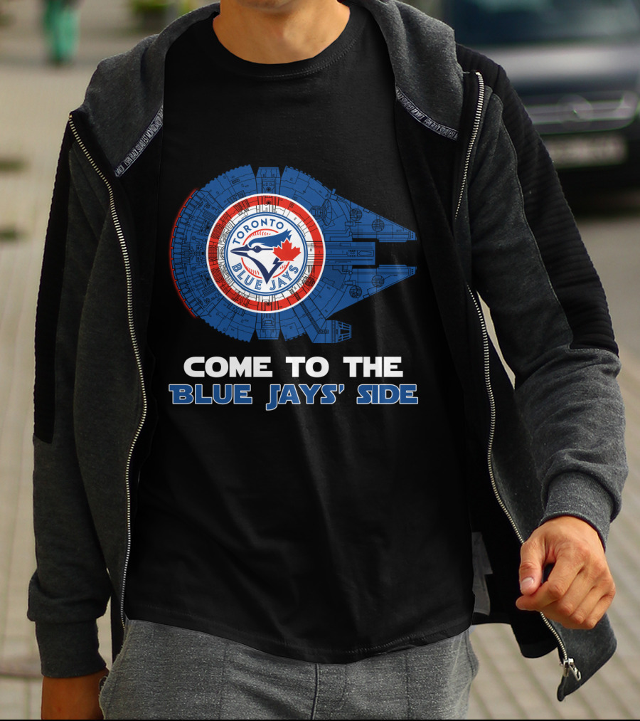 Toronto Blue Jays Millennium Falcon Come To The Blue Jays' Side T-Shirt