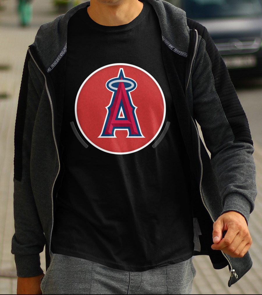 Los Angeles Angels Of Anaheim Red Halo T-Shirt