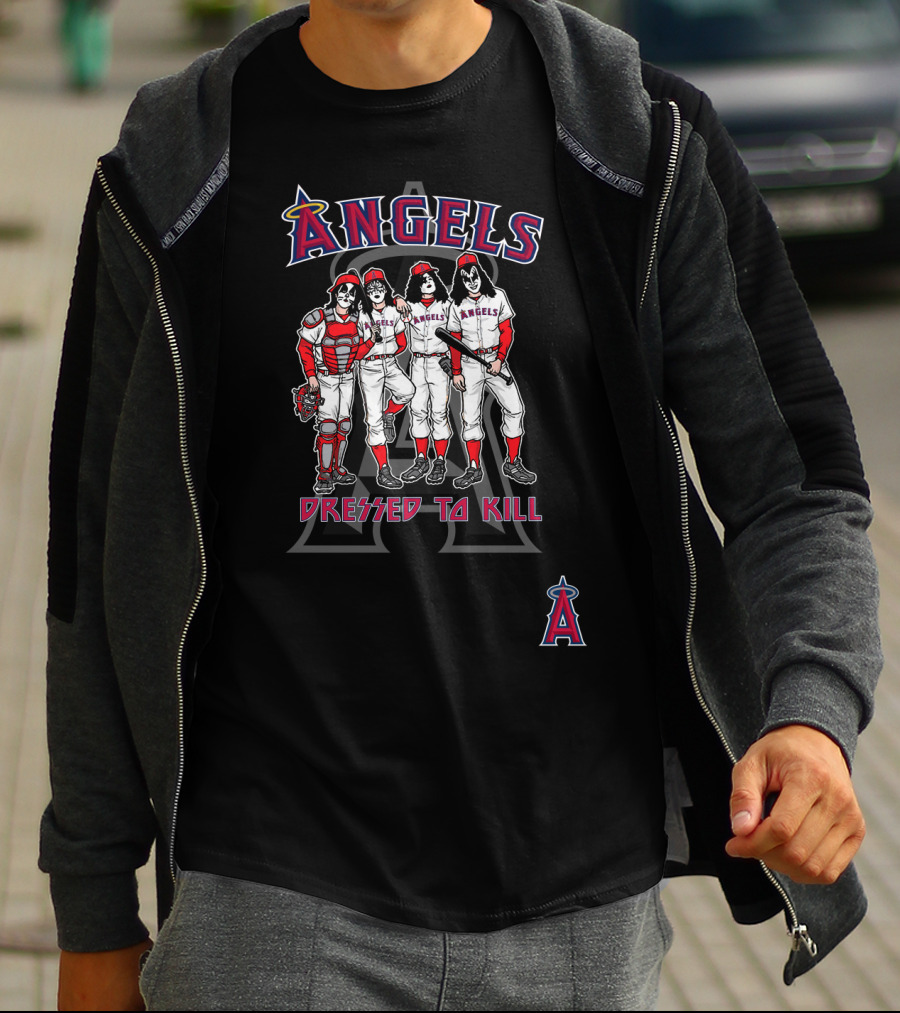 Angels KISS Dressed To Kill Los Angeles Anaheim T-Shirt