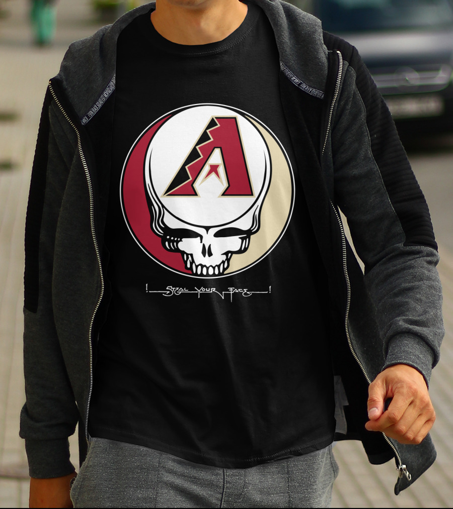 GRATEFUL DEAD Steal Your Face Arizona Diamondbacks T-Shirt