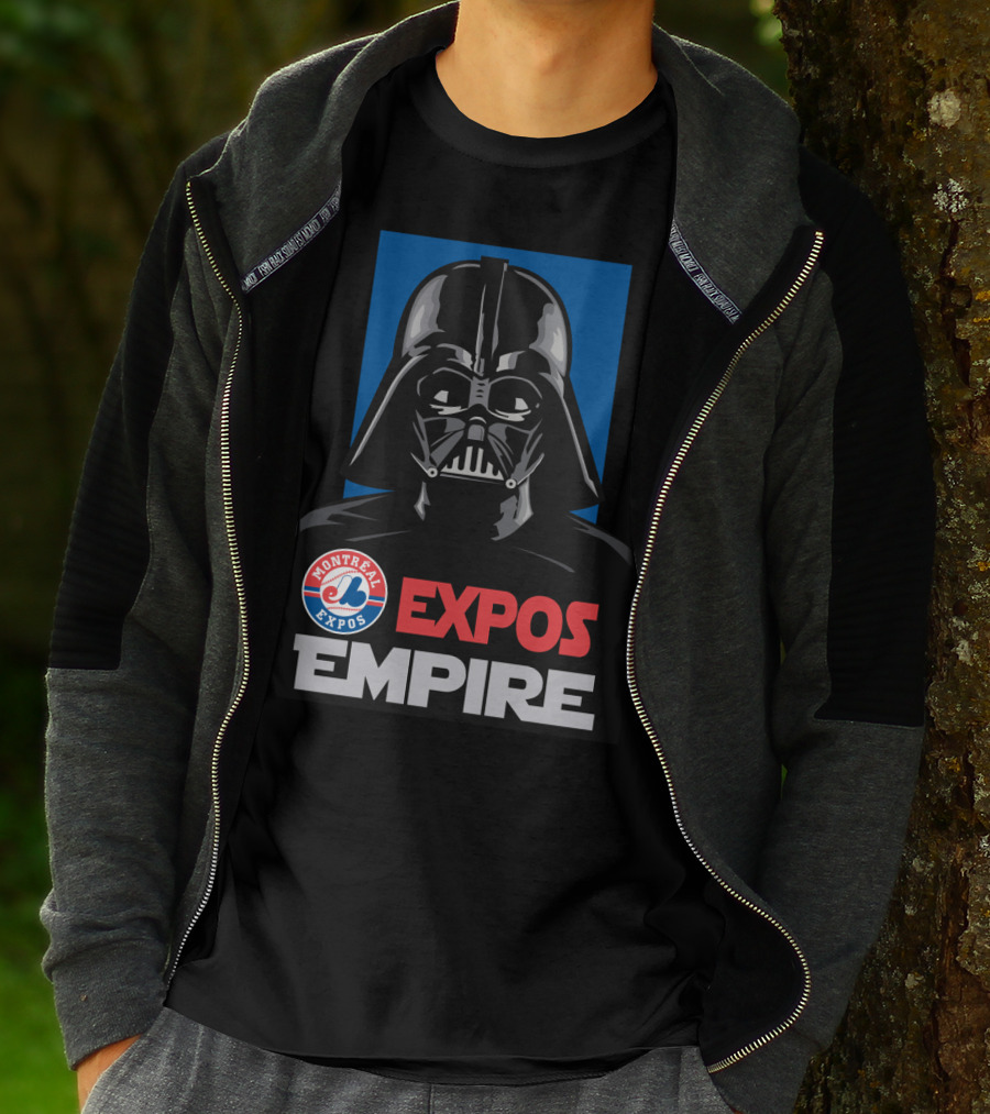 Montreal Expos Empire Darth Vader T-Shirt