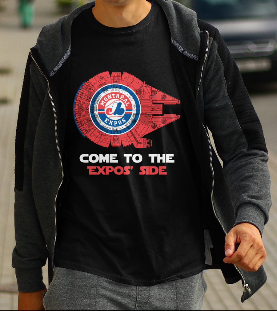 Montreal Expos Millennium Falcon Come To The Expos' Side T-Shirt