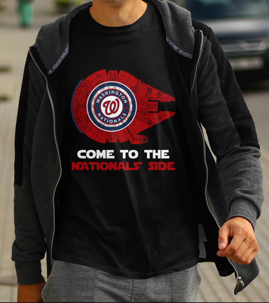 Washington Nationals Come To The Nationals' Side Millennium Falcon T-Shirt