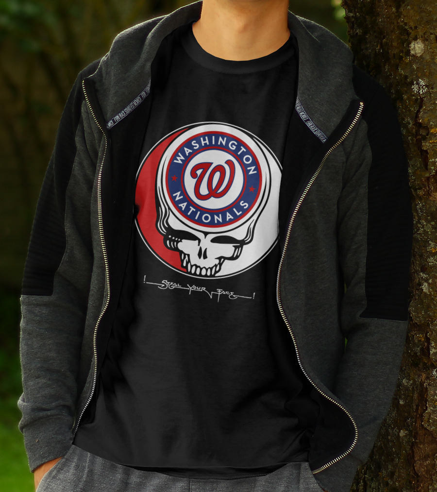 Washington Nationals Grateful Dead Steal Your Face T-Shirt
