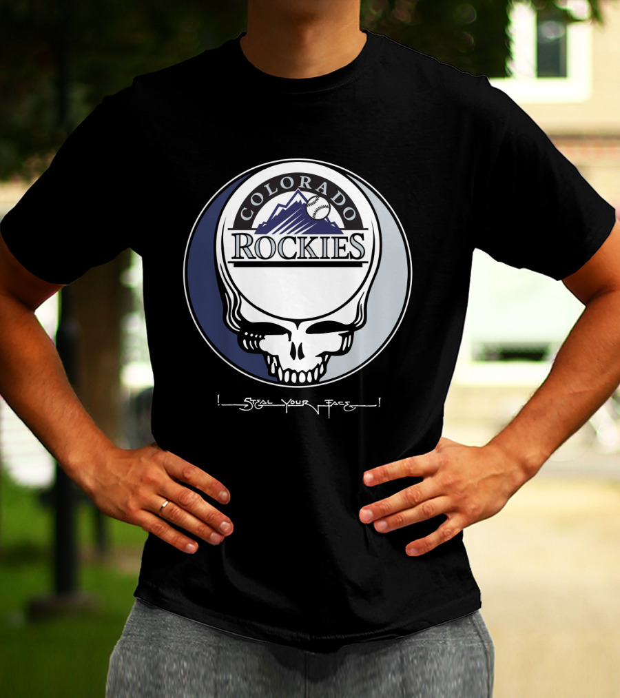 GRATEFUL DEAD Colorado Rockies Steal Your Face T-Shirt