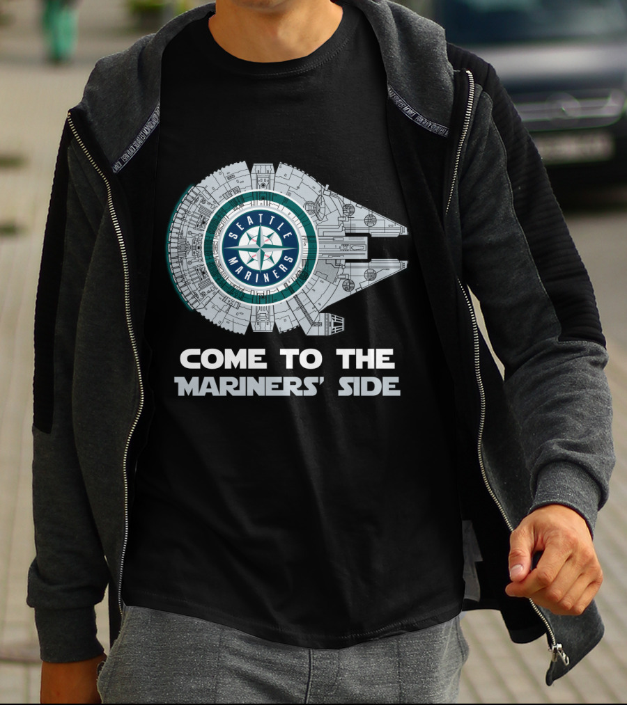 Seattle Mariners Come To The Mariners' Side Millennium Falcon T-Shirt
