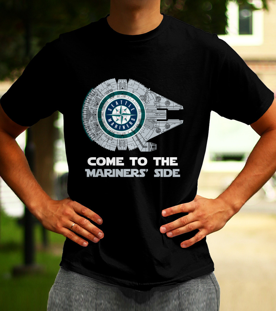 Seattle Mariners Come To The Mariners' Side Millennium Falcon T-Shirt